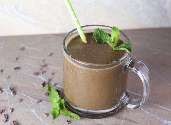 Chocolate Mint Smoothie Chocoloate Mint Smoothie